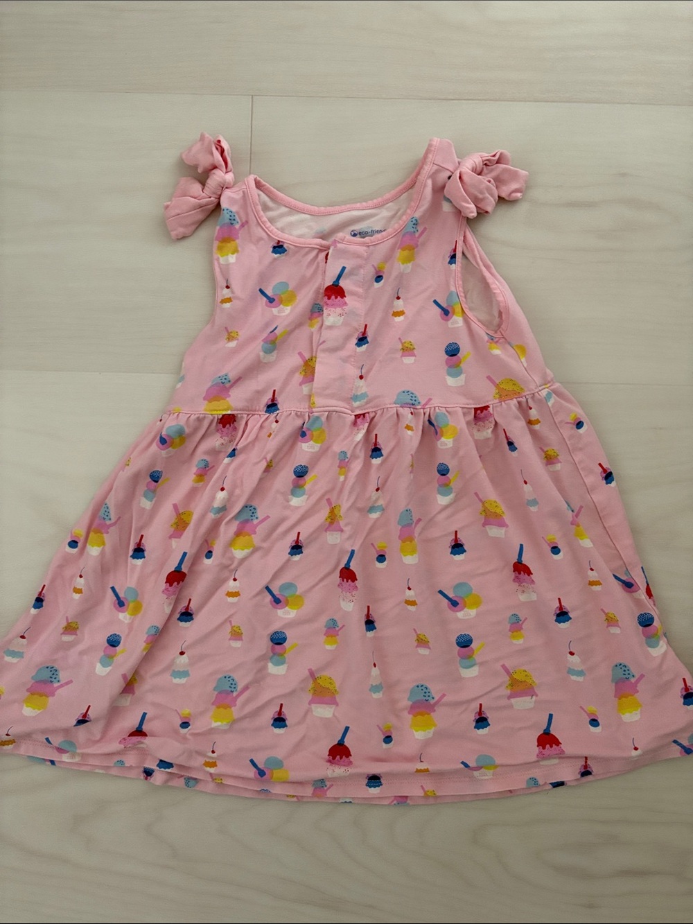 Magnetic Me Sundae Funday Tie-Shoulder Dress, 4T